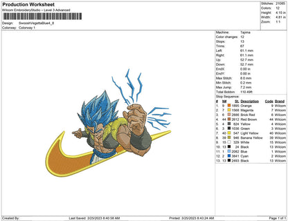 Swoosh Vegeta Blue