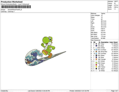 Swoosh Wave Yoshi
