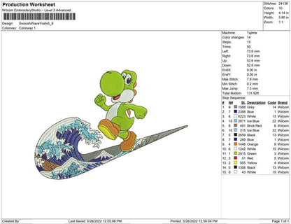 Swoosh Wave Yoshi