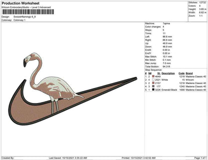 Swoosh Flamingo