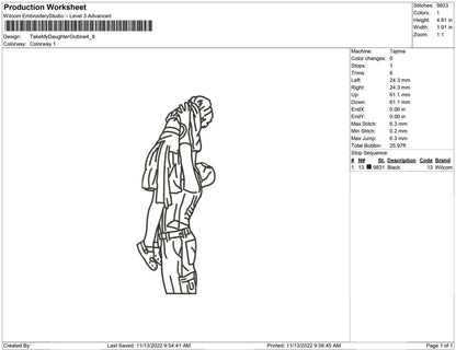Take My Daughter outline