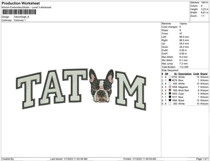 Tatum Dog