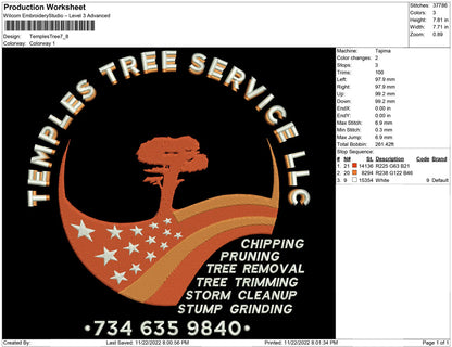 Temples tree