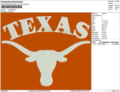 Texas Bull Bigsize