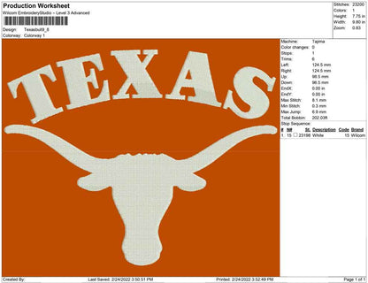 Texas Bull Bigsize