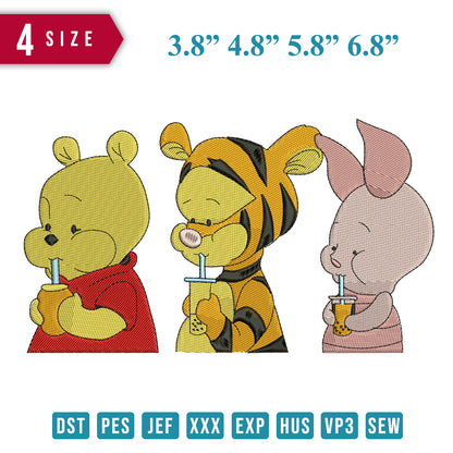 The Pooh Drinking