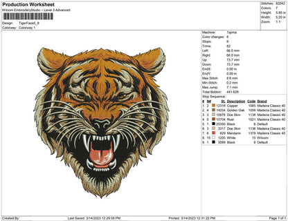 tiger Face