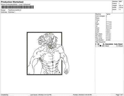 Titan eren Yeager formation