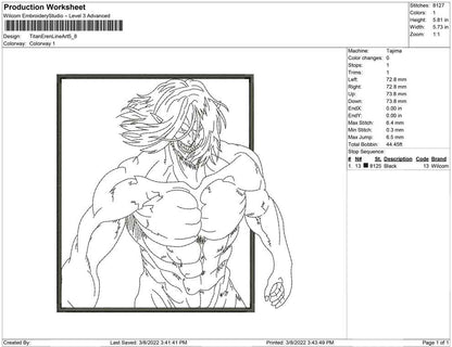 Titan eren Yeager formation