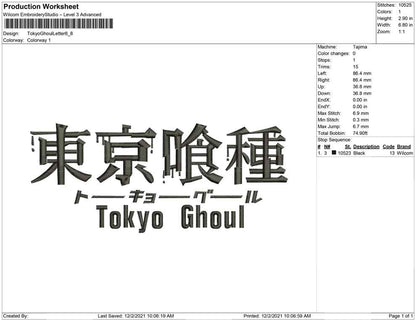 Tokyo Ghoul letter