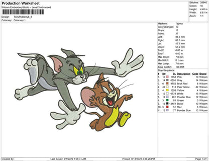 Tom and jerry chase