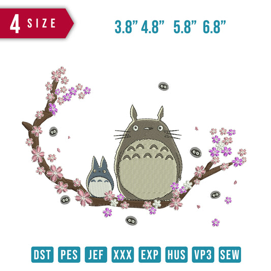 Totoro with Sakura