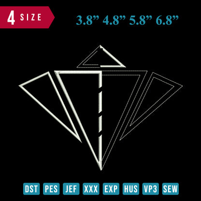 Triangle Line Art