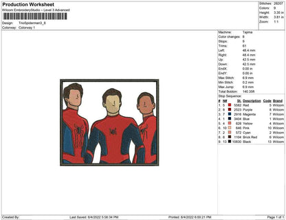 Trio Spiderman