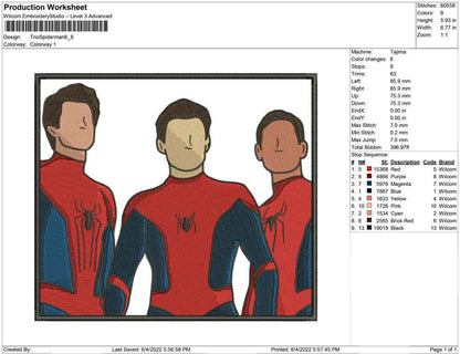 Trio Spiderman