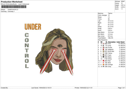 under control