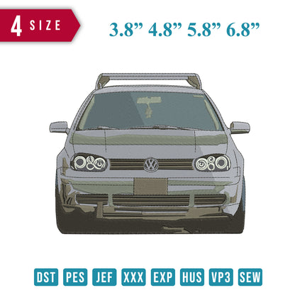 VW car grey