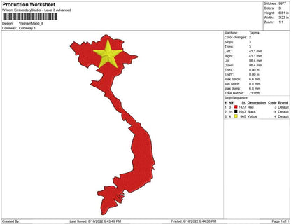 vietnam map