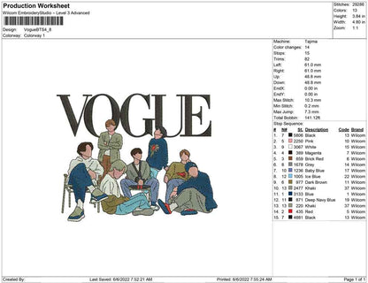 Vogue BTS