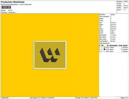 W logo