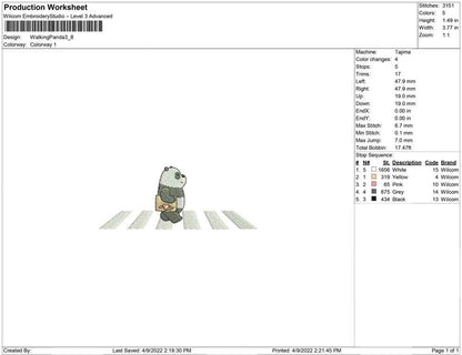 Walking Panda