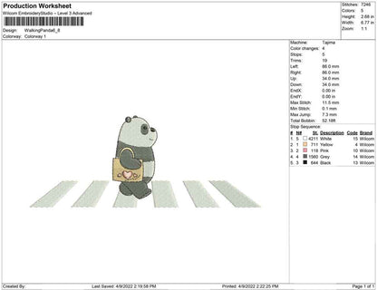 Walking Panda
