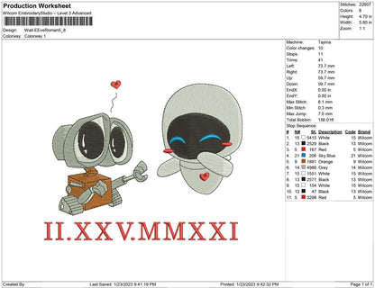 Wall-e eve Roman