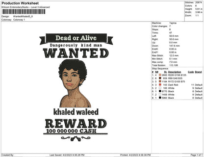 Wanted Khaled Waled
