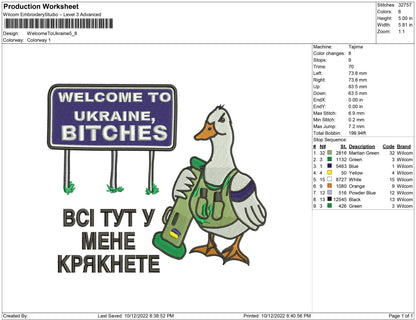 Welcome to ukraine bitch