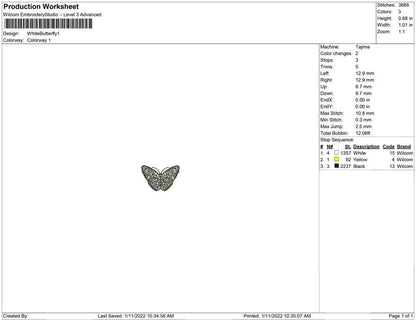 White Butterfly