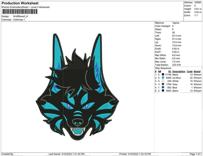 Wolf Blue