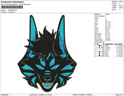 Wolf Blue
