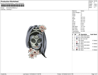 Woman Devil Mask