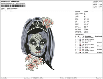 Woman Devil Mask