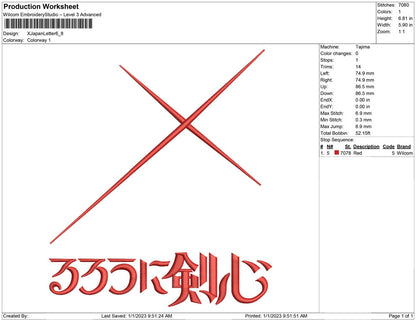 X Japan Letter