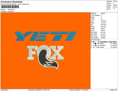 Yeti fox