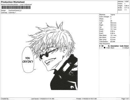 you cryin comic