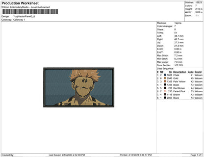 Yuuji Itadori Panel