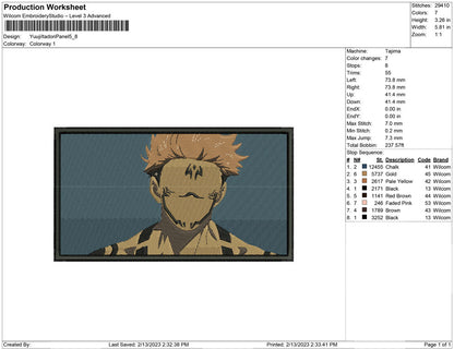 Yuuji Itadori Panel