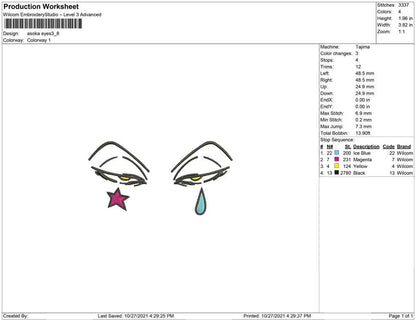 Hisoka eyes