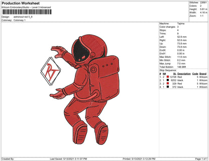 Astronout Red