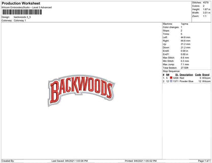 Backwoods logo minis