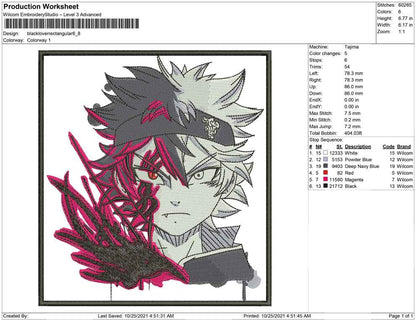 Black Clover Rectangular