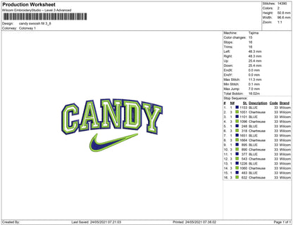 candy and swoosh  fill