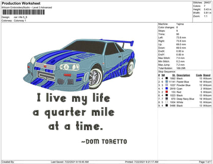 Car I live my life