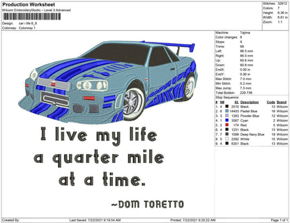 Car I live my life