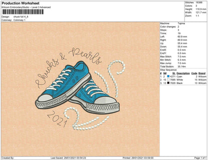 Chucks & Pearls full fill