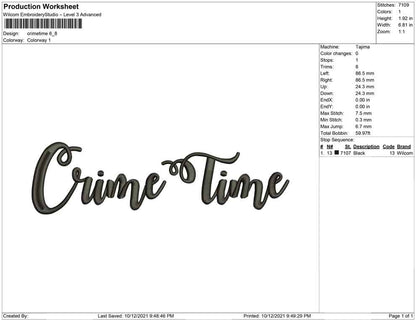 Crime time
