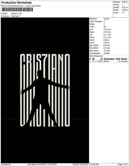Cristiano typo