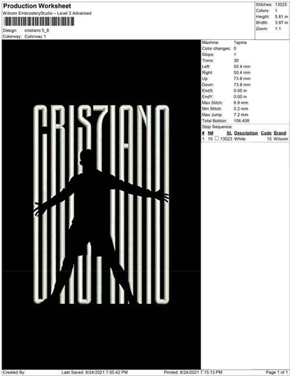 Cristiano typo